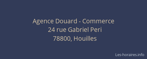 Agence Douard - Commerce