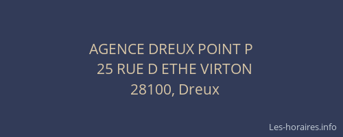 AGENCE DREUX POINT P