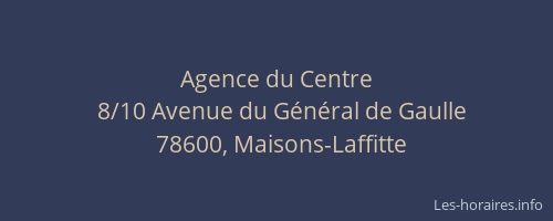 Agence du Centre