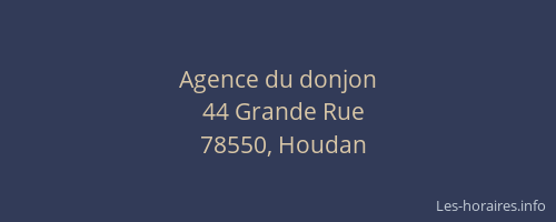 Agence du donjon