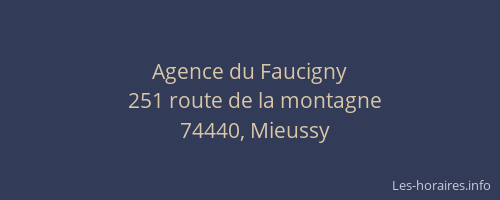 Agence du Faucigny