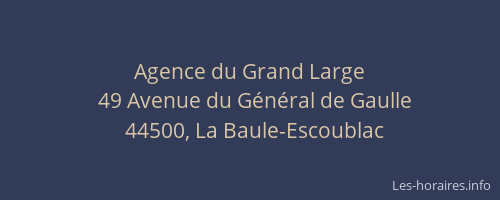 Agence du Grand Large