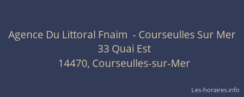 Agence Du Littoral Fnaim  - Courseulles Sur Mer