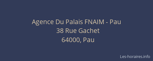 Agence Du Palais FNAIM - Pau