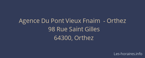 Agence Du Pont Vieux Fnaim  - Orthez