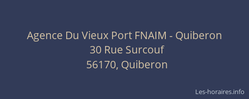 Agence Du Vieux Port FNAIM - Quiberon