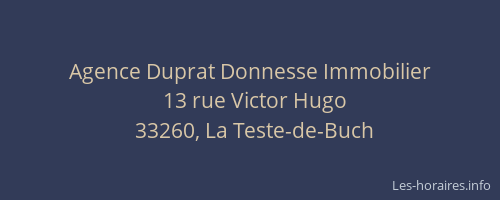 Agence Duprat Donnesse Immobilier