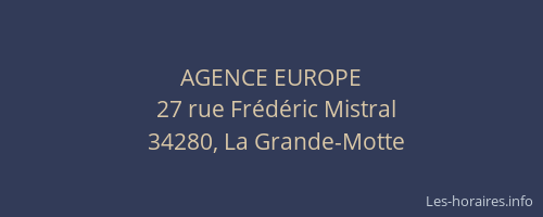 AGENCE EUROPE