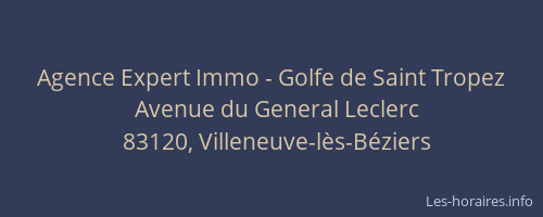Agence Expert Immo - Golfe de Saint Tropez