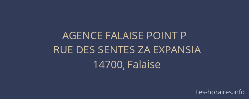 AGENCE FALAISE POINT P