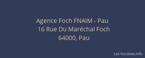 Agence Foch FNAIM - Pau