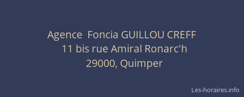 Agence  Foncia GUILLOU CREFF