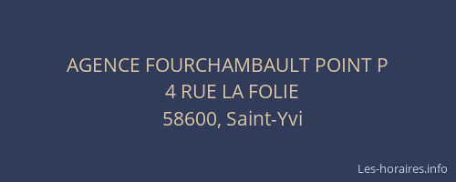 AGENCE FOURCHAMBAULT POINT P