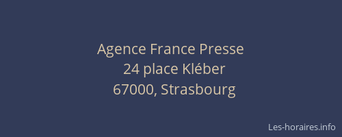 Agence France Presse