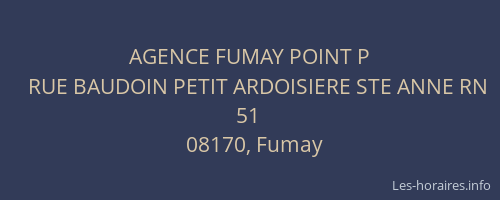 AGENCE FUMAY POINT P