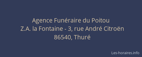 Agence Fun&eacute;raire du Poitou