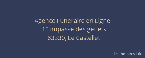 Agence Funeraire en Ligne