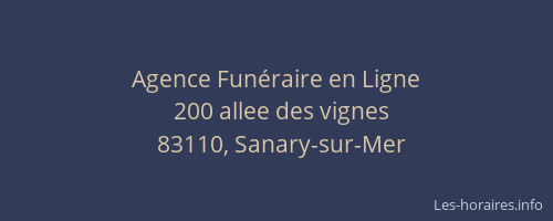 Agence Funéraire en Ligne