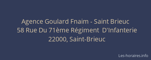 Agence Goulard Fnaim - Saint Brieuc