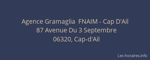 Agence Gramaglia  FNAIM - Cap D'Ail