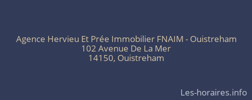 Agence Hervieu Et Prée Immobilier FNAIM - Ouistreham