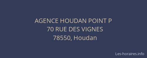 AGENCE HOUDAN POINT P