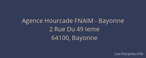 Agence Hourcade FNAIM - Bayonne