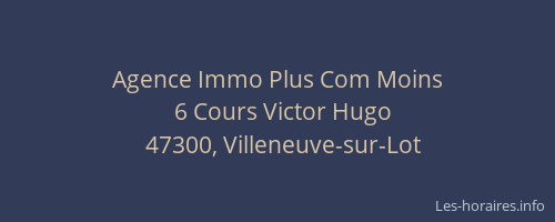 Agence Immo Plus Com Moins