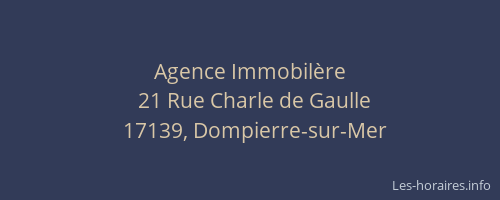 Agence Immobil&egrave;re