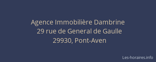 Agence Immobili&egrave;re Dambrine