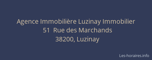Agence Immobilière Luzinay Immobilier