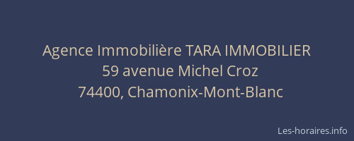Agence Immobilière TARA IMMOBILIER