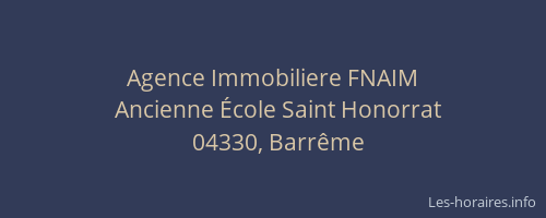 Agence Immobiliere FNAIM
