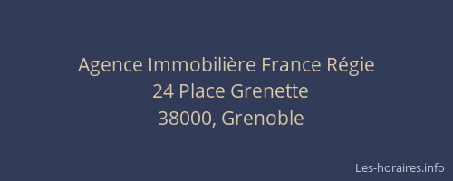 Agence Immobilière France Régie
