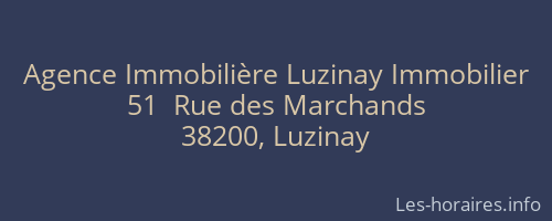 Agence Immobilière Luzinay Immobilier