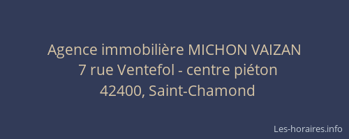 Agence immobilière MICHON VAIZAN