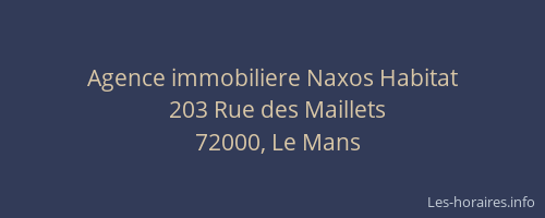 Agence immobiliere Naxos Habitat