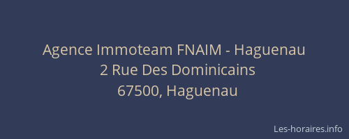 Agence Immoteam FNAIM - Haguenau