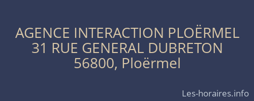 AGENCE INTERACTION PLOËRMEL
