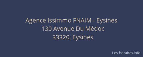 Agence Issimmo FNAIM - Eysines