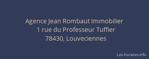 Agence Jean Rombaut Immobilier