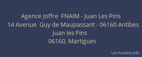 Agence Joffre  FNAIM - Juan Les Pins