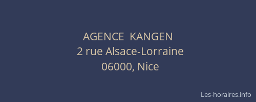 AGENCE  KANGEN