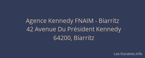 Agence Kennedy FNAIM - Biarritz