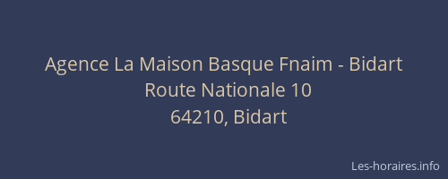 Agence La Maison Basque Fnaim - Bidart