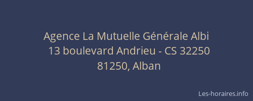Agence La Mutuelle G&eacute;n&eacute;rale Albi