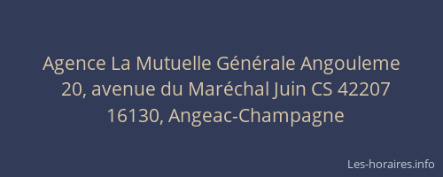 Agence La Mutuelle Générale Angouleme