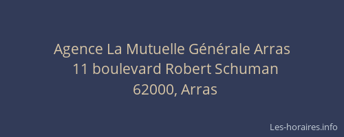 Agence La Mutuelle Générale Arras