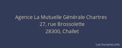 Agence La Mutuelle Générale Chartres