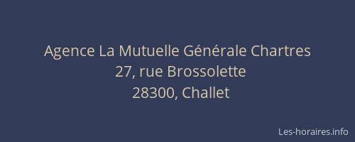 Agence La Mutuelle G&eacute;n&eacute;rale Chartres